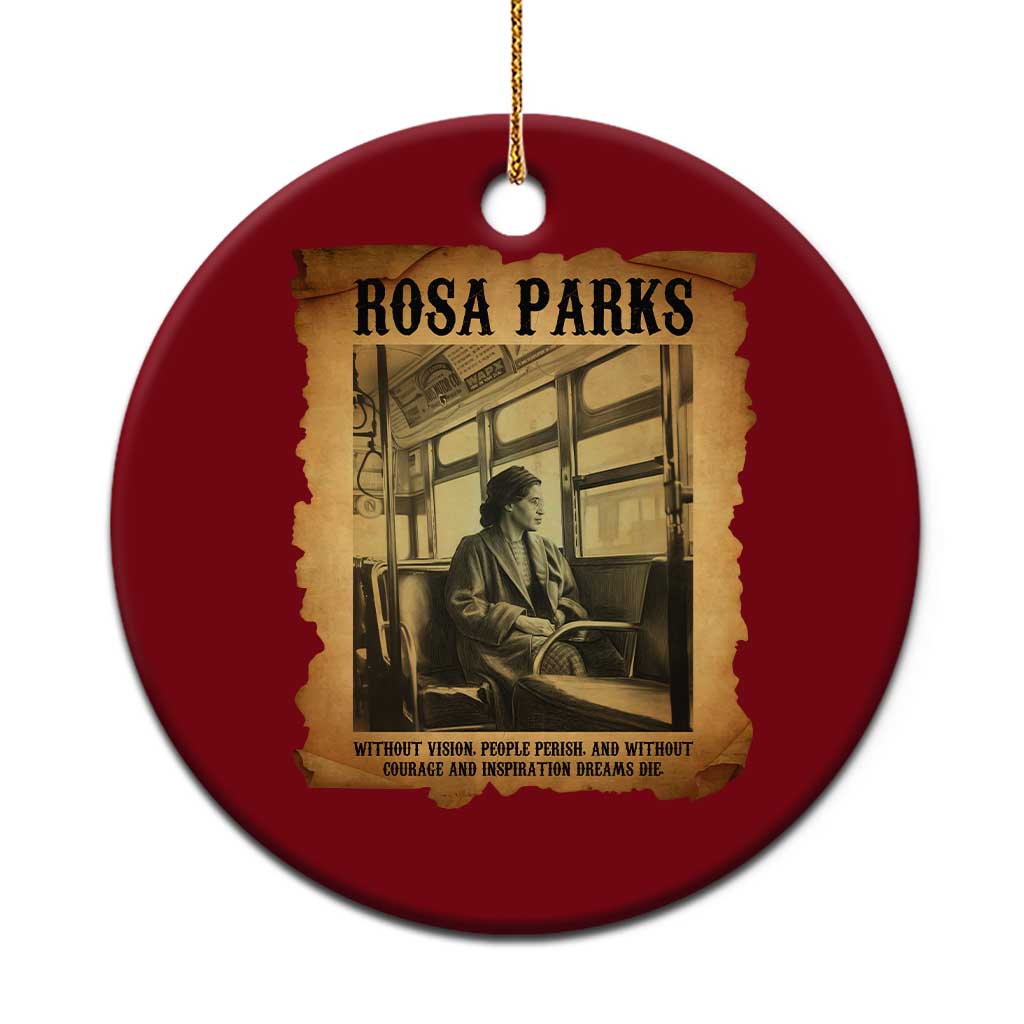 Rosa Parks Quote Ceramic Ornament Black Movement Protest - Wonder Print Shop