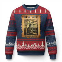 Rosa Parks Quote Ugly Christmas Sweater Black Movement Protest - Wonder Print Shop
