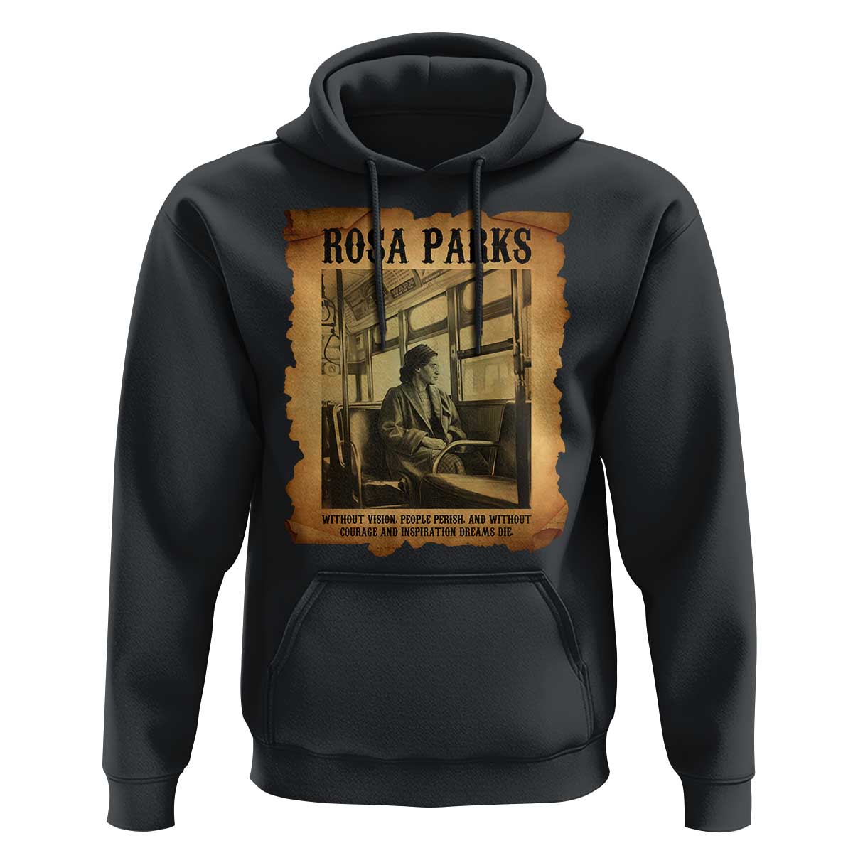 Rosa Parks Quote Hoodie Black Movement Protest - Wonder Print Shop