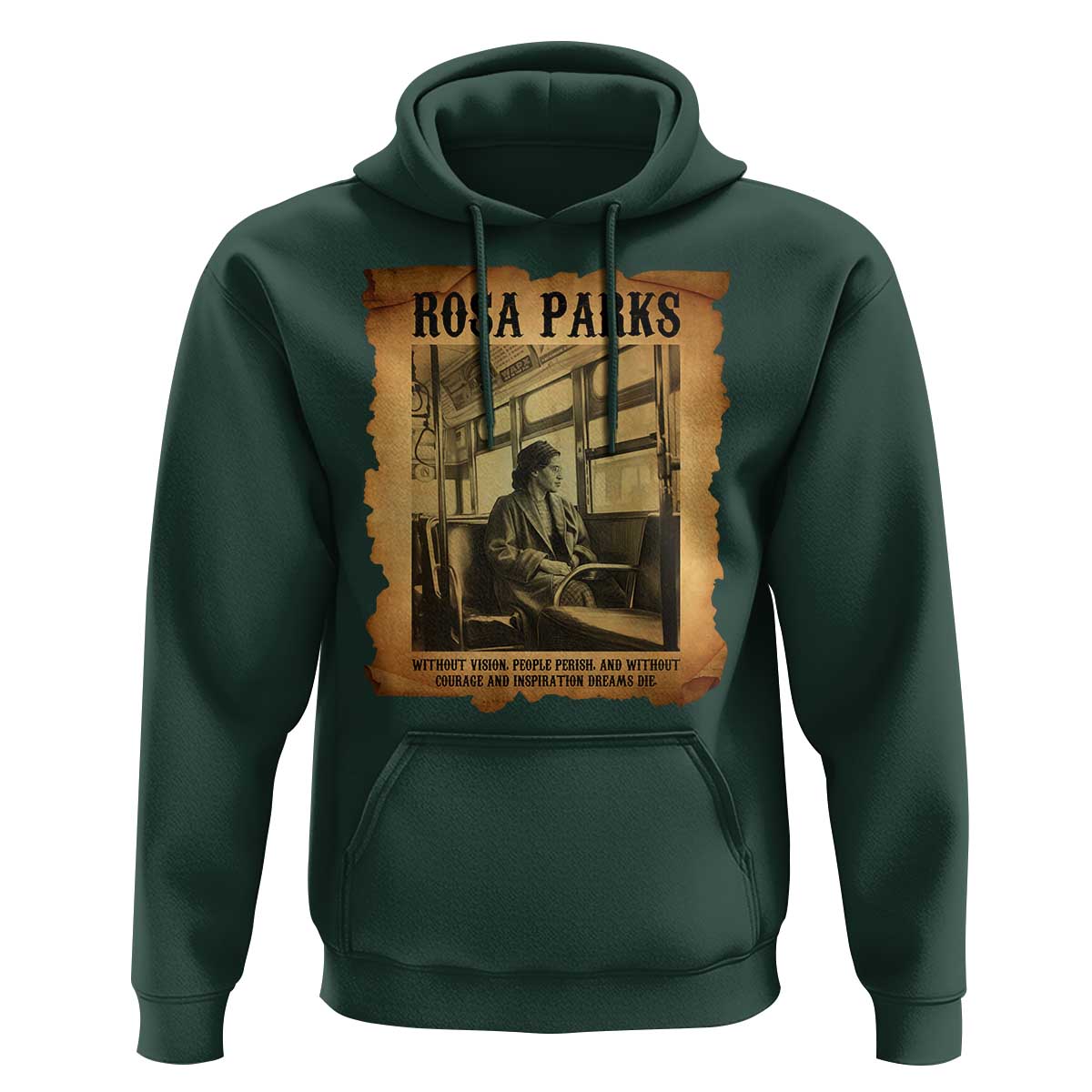 Rosa Parks Quote Hoodie Black Movement Protest - Wonder Print Shop