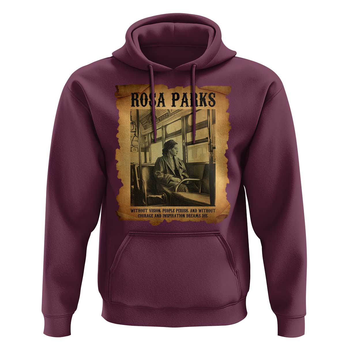 Rosa Parks Quote Hoodie Black Movement Protest - Wonder Print Shop