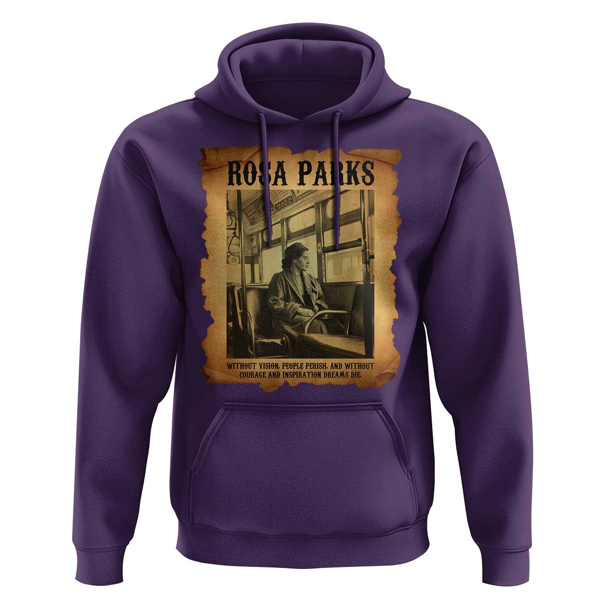 Rosa Parks Quote Hoodie Black Movement Protest - Wonder Print Shop