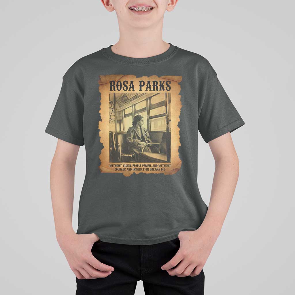 Rosa Parks Quote T Shirt For Kid Black Movement Protest - Wonder Print Shop