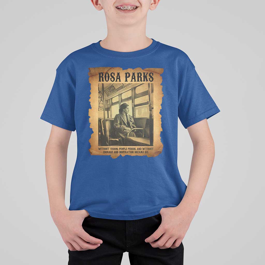 Rosa Parks Quote T Shirt For Kid Black Movement Protest - Wonder Print Shop