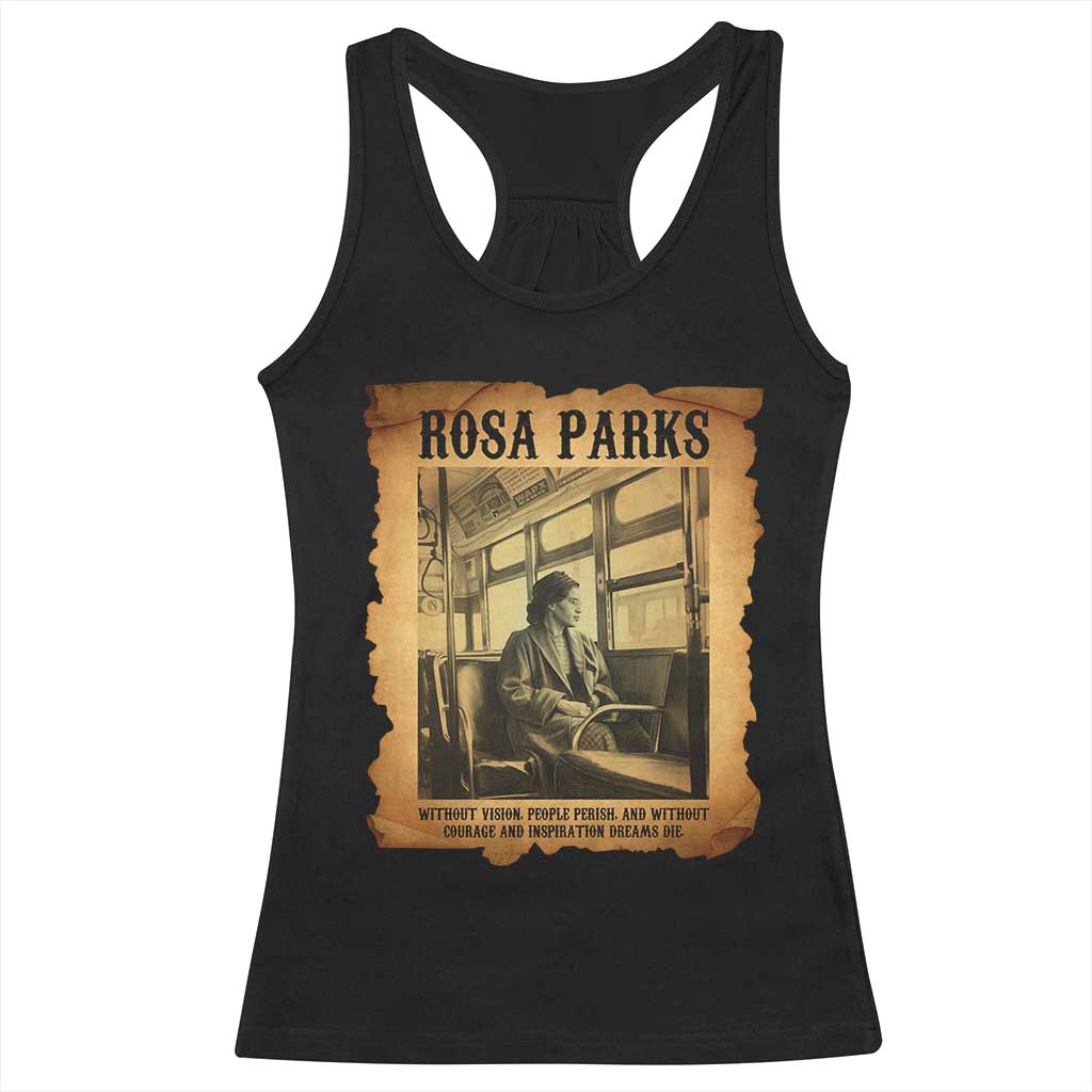 Rosa Parks Quote Racerback Tank Top Black Movement Protest - Wonder Print Shop
