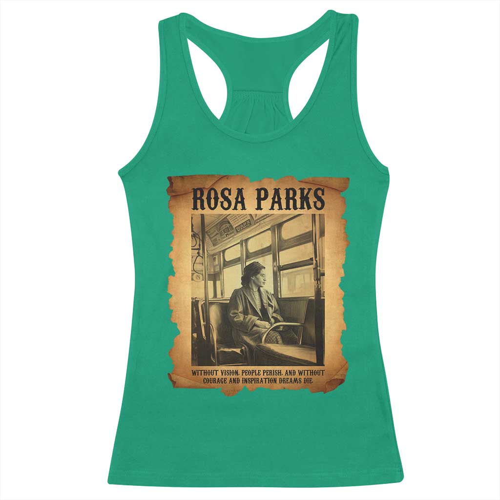 Rosa Parks Quote Racerback Tank Top Black Movement Protest - Wonder Print Shop