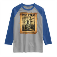 Rosa Parks Quote Raglan Shirt Black Movement Protest - Wonder Print Shop