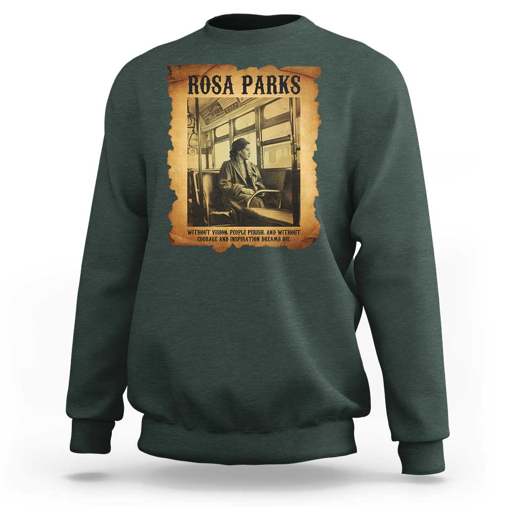 Rosa Parks Quote Sweatshirt Black Movement Protest - Wonder Print Shop