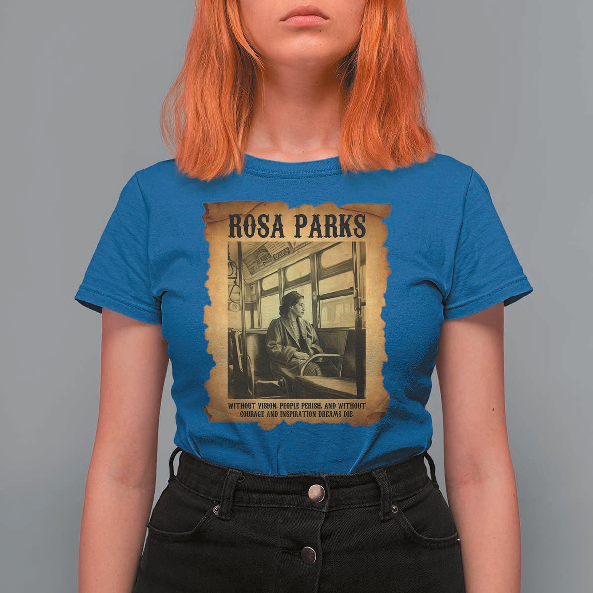 Rosa Parks Quote T Shirt For Women Black Movement Protest - Wonder Print Shop