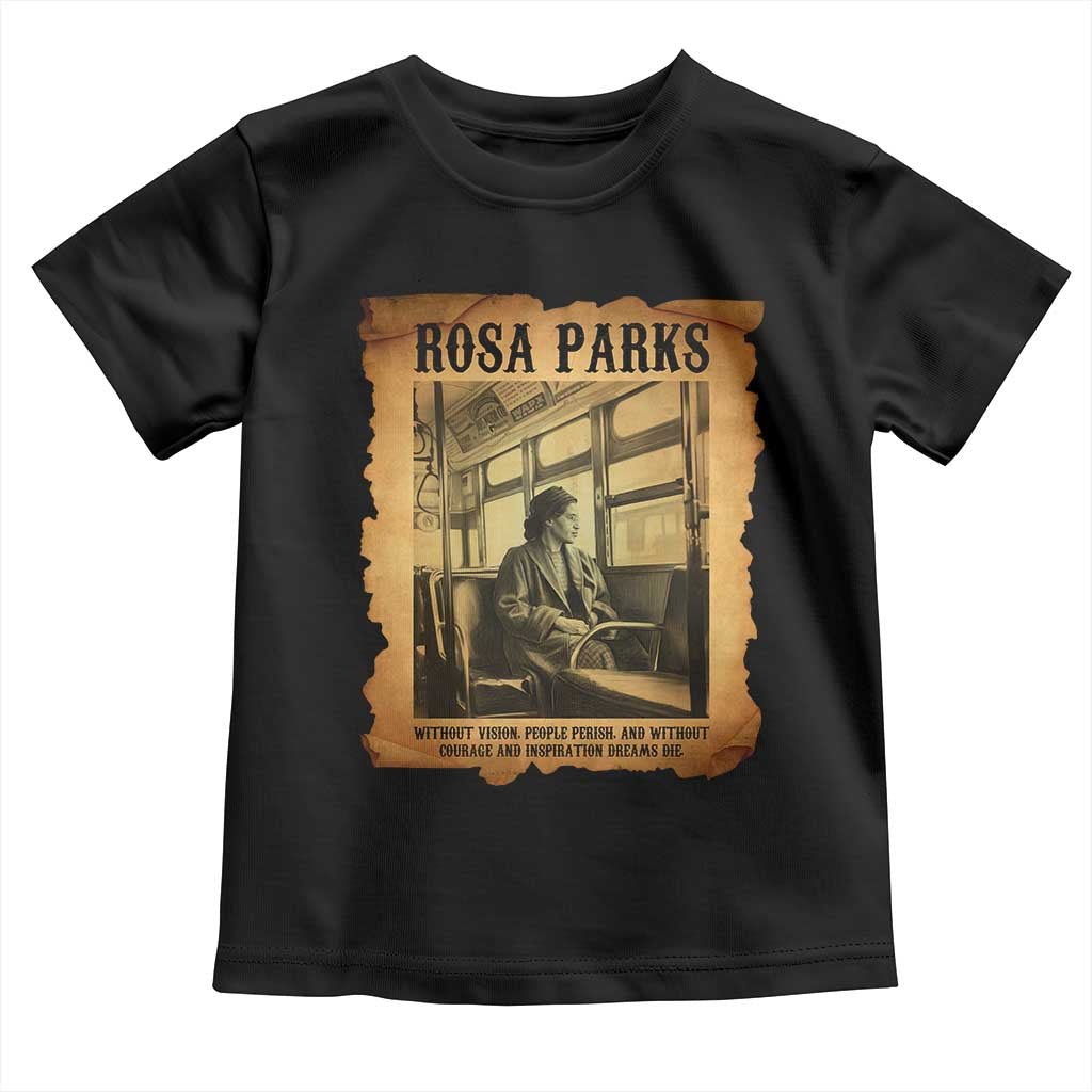 Rosa Parks Quote Toddler T Shirt Black Movement Protest - Wonder Print Shop