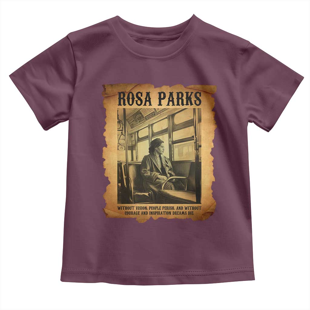 Rosa Parks Quote Toddler T Shirt Black Movement Protest - Wonder Print Shop