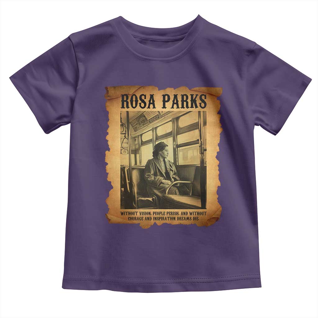 Rosa Parks Quote Toddler T Shirt Black Movement Protest - Wonder Print Shop