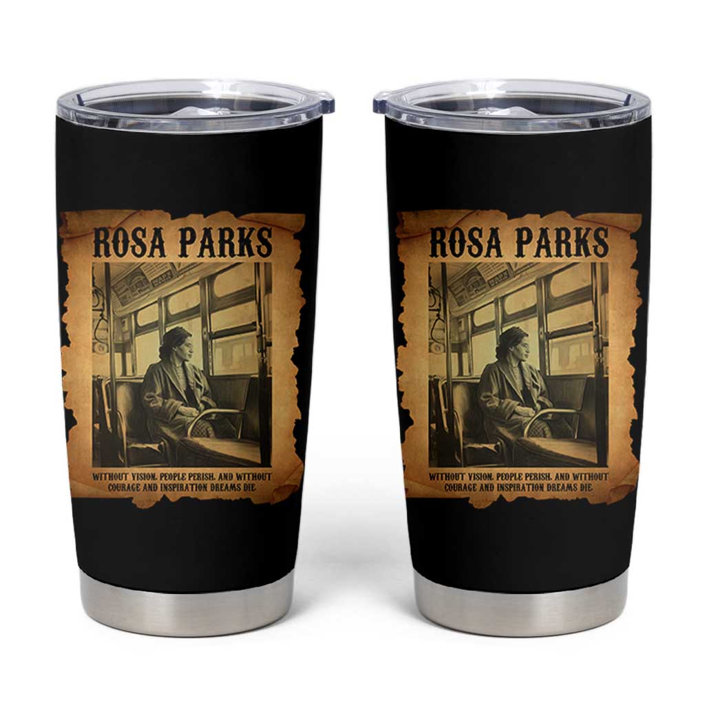 Rosa Parks Quote Tumbler Cup Black Movement Protest - Wonder Print Shop