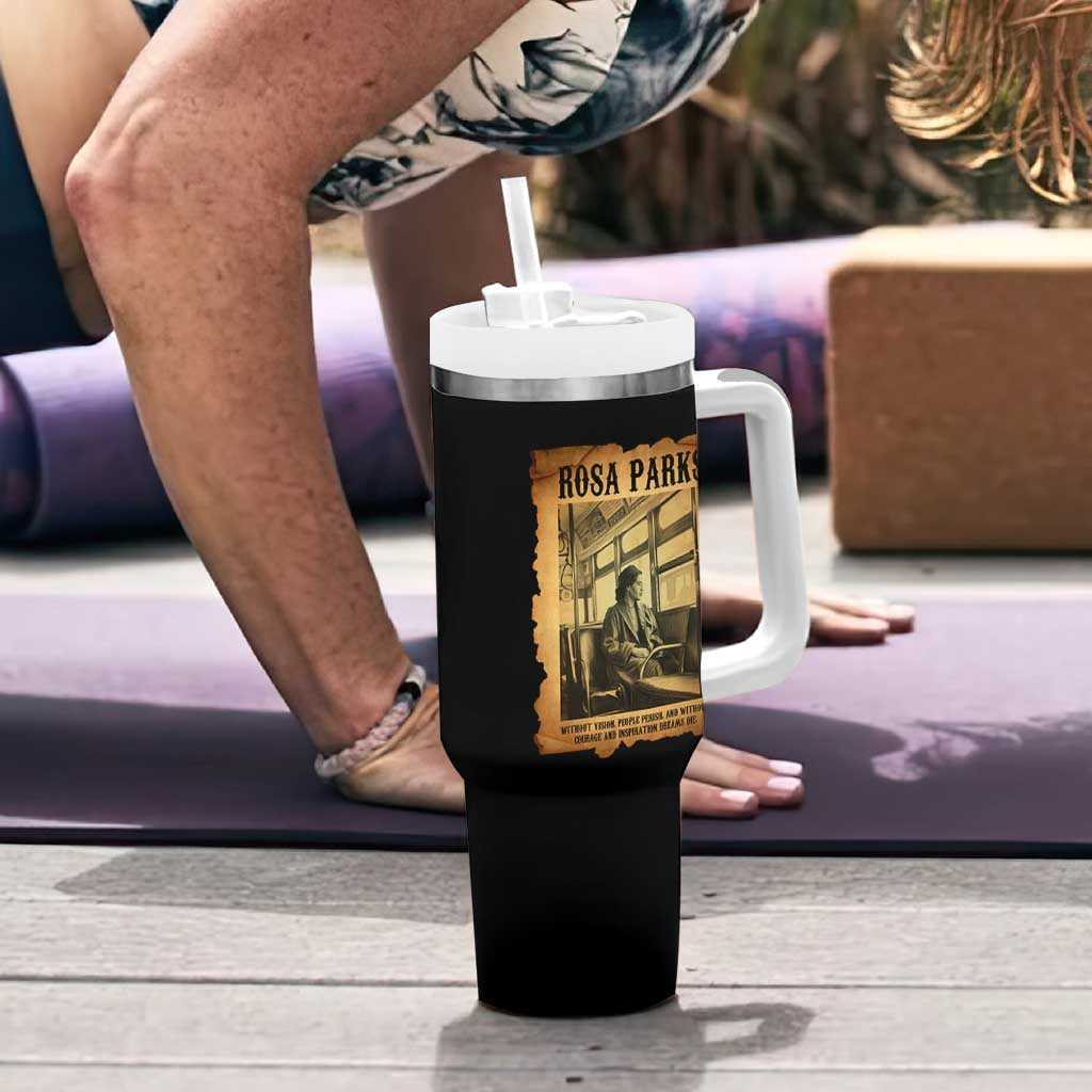 Rosa Parks Quote Tumbler With Handle Black Movement Protest - Wonder Print Shop
