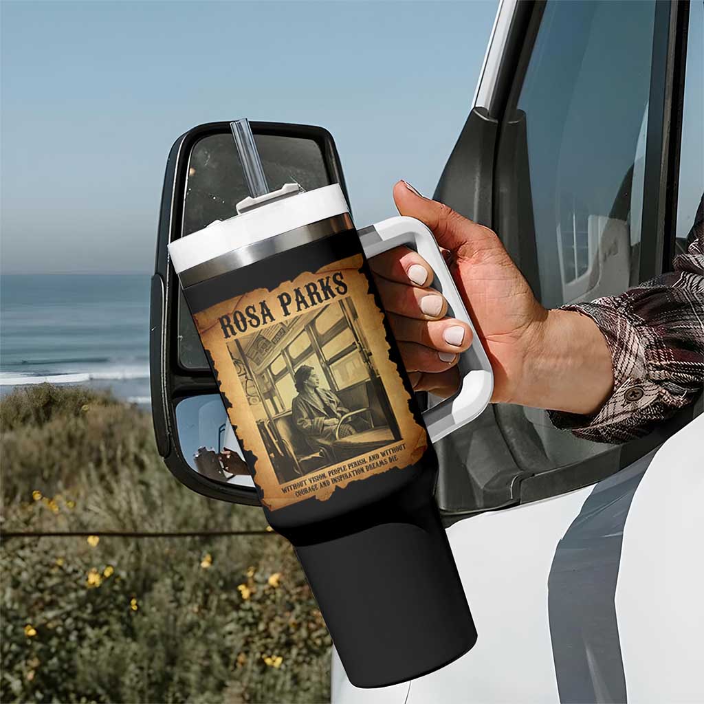 Rosa Parks Quote Tumbler With Handle Black Movement Protest - Wonder Print Shop