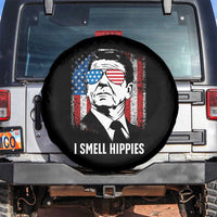 Ronald Reagan 4th of July America Flag Spare Tire Cover I Smell Hippies