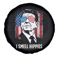 Ronald Reagan 4th of July America Flag Spare Tire Cover I Smell Hippies