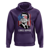 Ronald Reagan 4th of July America Flag Hoodie I Smell Hippies