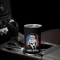 Ronald Reagan 4th of July America Flag Tumbler Cup I Smell Hippies