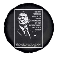 Ronald Reagan Quote Spare Tire Cover American Flag US President