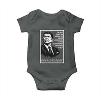 Ronald Reagan Quote Baby Onesie American Flag US President