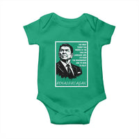 Ronald Reagan Quote Baby Onesie American Flag US President