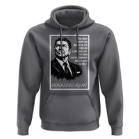 Ronald Reagan Quote Hoodie American Flag US President