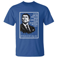Ronald Reagan Quote T Shirt American Flag US President
