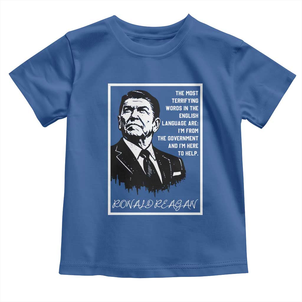 Ronald Reagan Quote Toddler T Shirt American Flag US President