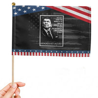 Ronald Reagan Quote Patriotic Handheld Flag American Flag US President