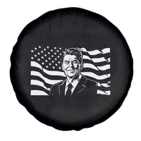 Ronald Reagan America Flag US President Spare Tire Cover