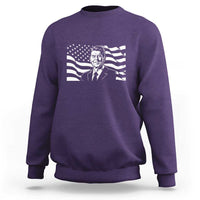 Ronald Reagan America Flag US President Sweatshirt