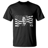 Ronald Reagan America Flag US President T Shirt