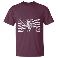 Ronald Reagan America Flag US President T Shirt
