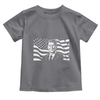 Ronald Reagan America Flag US President Toddler T Shirt