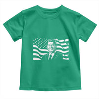 Ronald Reagan America Flag US President Toddler T Shirt