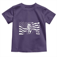 Ronald Reagan America Flag US President Toddler T Shirt