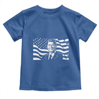 Ronald Reagan America Flag US President Toddler T Shirt