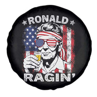 Ronald Reagan Spare Tire Cover 4th of July America Flag Beer