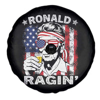 Ronald Reagan Spare Tire Cover 4th of July America Flag Beer