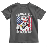 Ronald Reagan Toddler T Shirt 4th of July America Flag Beer