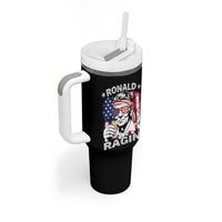 Ronald Reagan Tumbler With Handle 4th of July America Flag Beer