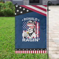 Ronald Reagan Garden Flag 4th of July America Flag Beer
