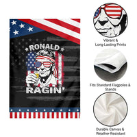 Ronald Reagan Garden Flag 4th of July America Flag Beer