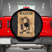 Ronald Reagan Cowboy Retro American President Spare Tire Cover Robbing The Poor GIving To Te Rich
