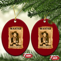 Ronald Reagan Cowboy Retro American President Ceramic Ornament Robbing The Poor GIving To Te Rich
