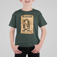 Ronald Reagan Cowboy Retro American President T Shirt For Kid Robbing The Poor GIving To Te Rich