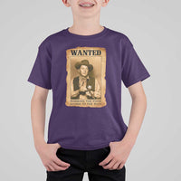 Ronald Reagan Cowboy Retro American President T Shirt For Kid Robbing The Poor GIving To Te Rich