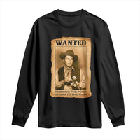 Ronald Reagan Cowboy Retro American President Long Sleeve Shirt Robbing The Poor GIving To Te Rich