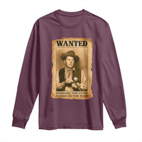 Ronald Reagan Cowboy Retro American President Long Sleeve Shirt Robbing The Poor GIving To Te Rich